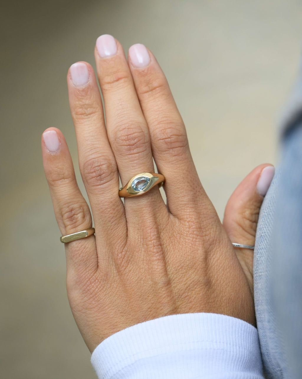 Anillo Candy Aguamarina 5