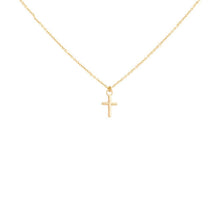 Upload image to gallery viewer, Cross Necklace (18kt Gold)