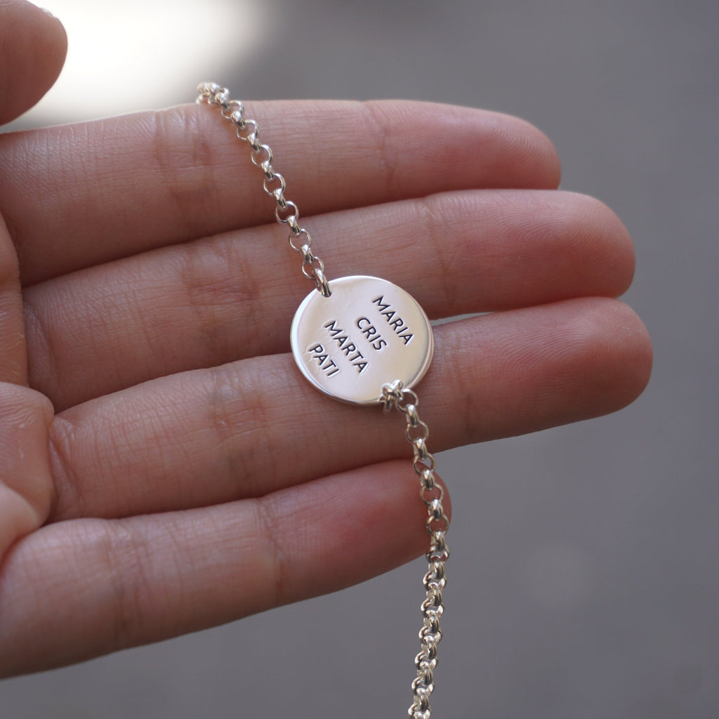 Pulsera Ita Cadena Plata