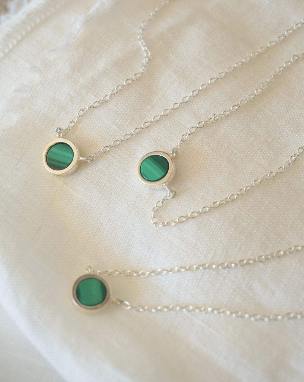 Moon Malachite Necklace