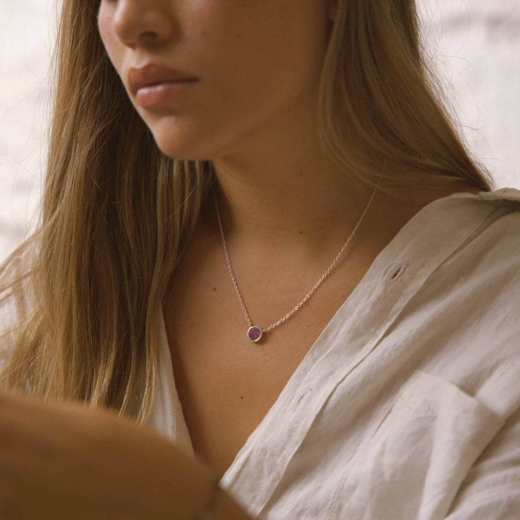 Collier Lune Cobaltcalcite