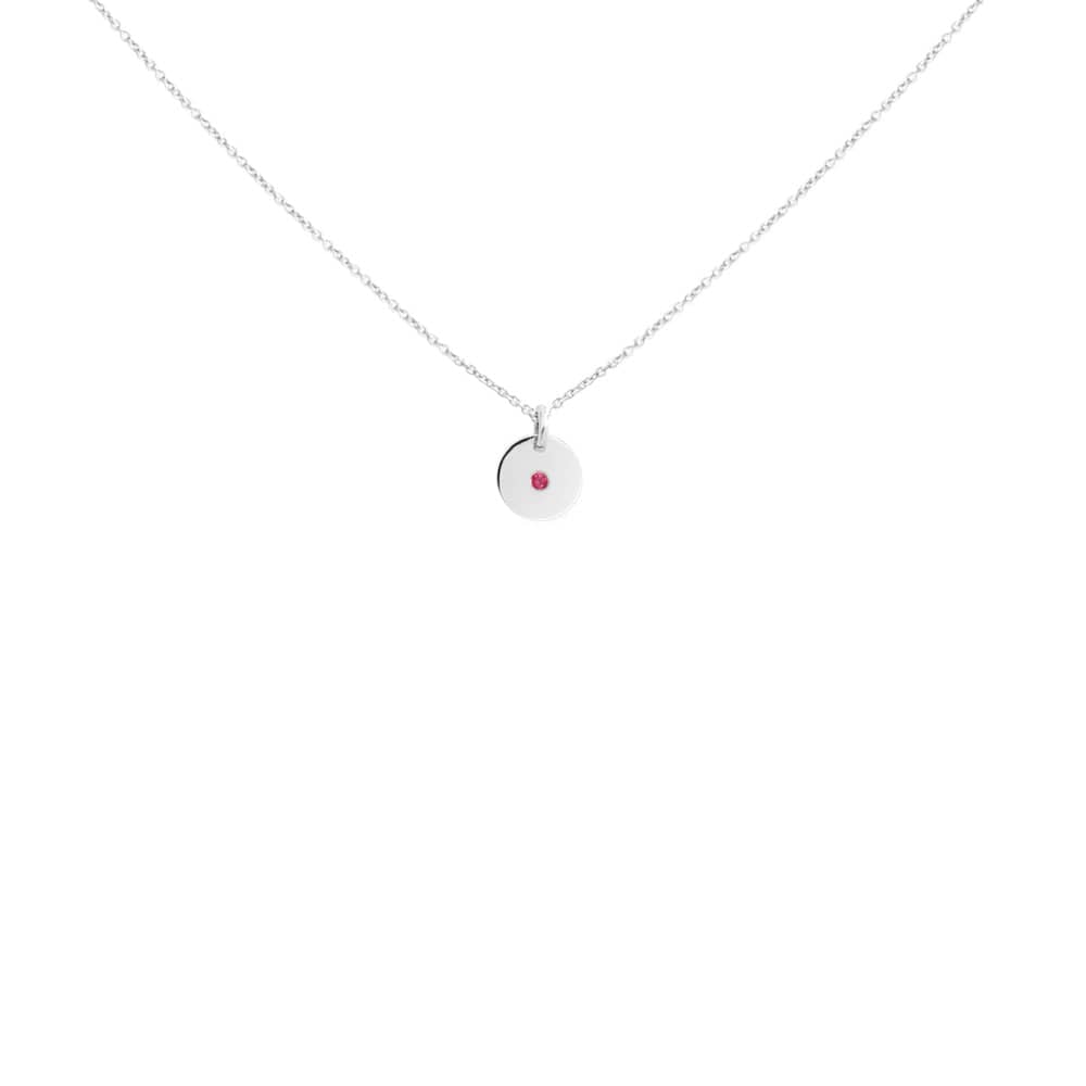 Collier en argent rose